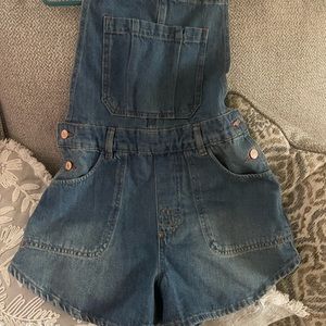 Free people overall shorts